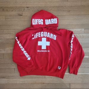 Lifeguard Hoodie; Size Large; Wildwood, NJ